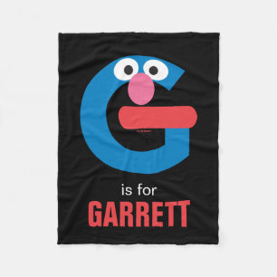 Sesame Street   G is for Grover Fleece Blanket