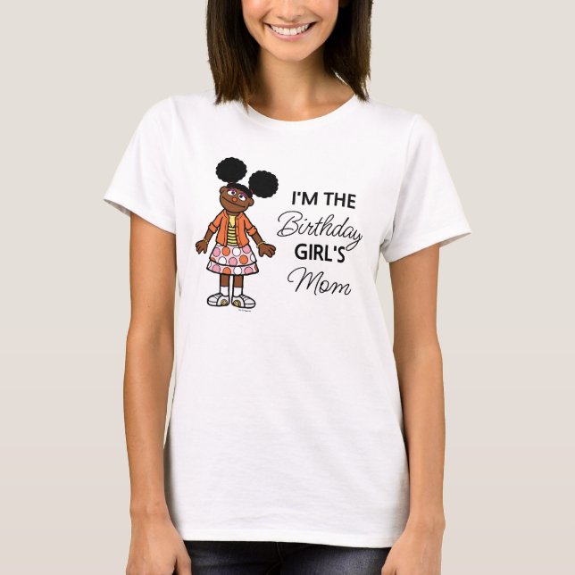 Sesame Street | Gabrielle Birthday Girl's Mum T-Shirt (Front)