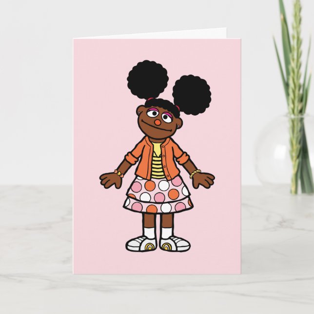 Sesame Street | Gabrielle Happy Birthday Holiday Card (Front)