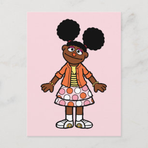 Sesame Street Gabrielle Portrait Postcard