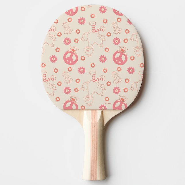 Sesame Street | Good Vibes Pattern Ping Pong Paddle (Front)