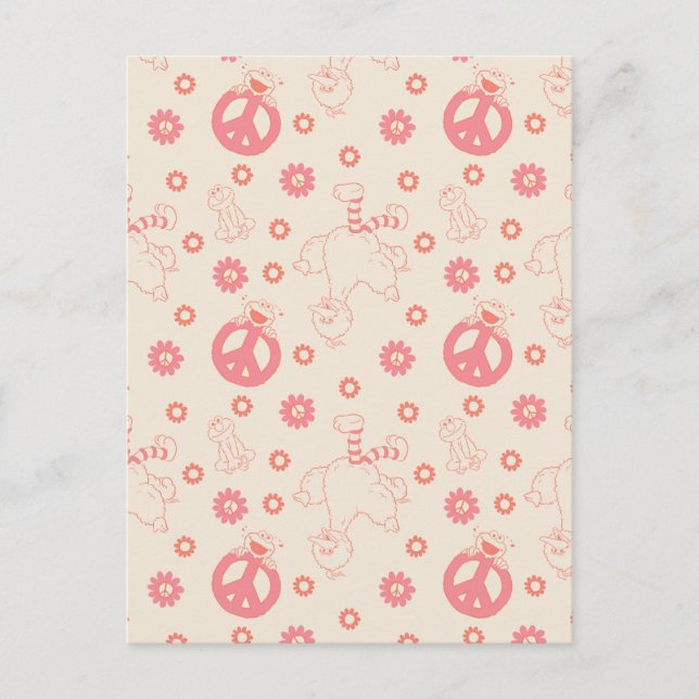 Sesame Street | Good Vibes Pattern Postcard (Front)