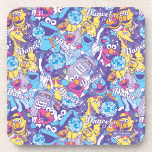 Sesame Street Groovy Dance Pattern Coaster