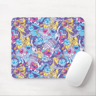 Sesame Street Groovy Dance Pattern Mouse Mat