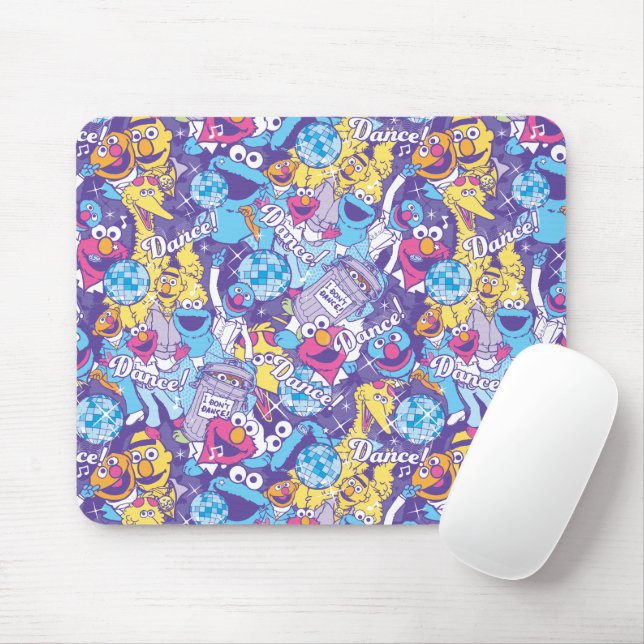 Sesame Street | Groovy Dance Pattern Mouse Mat (With Mouse)