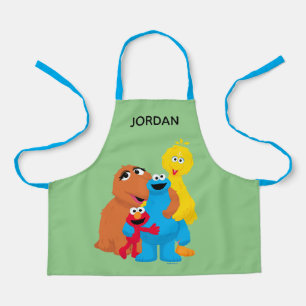 Sesame Street   Group Hug   Add Your Name Apron