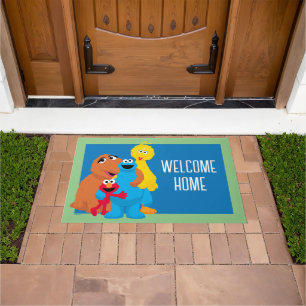 Sesame Street Group Hug Add Your Name Doormat