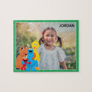 Sesame Street   Group Hug   Add Your Name Jigsaw Puzzle