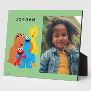 Sesame Street Group Hug Add Your Name Plaque