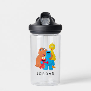 Sesame Street Group Hug Add Your Name Water Bottle