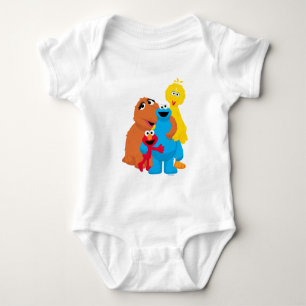 Sesame Street   Group Hug Baby Bodysuit