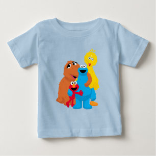 Sesame Street   Group Hug Baby T-Shirt