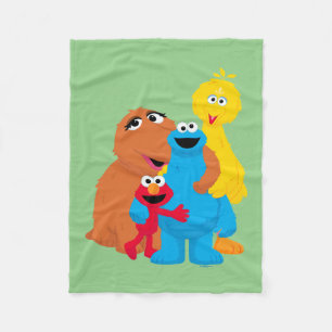 Sesame Street   Group Hug Fleece Blanket