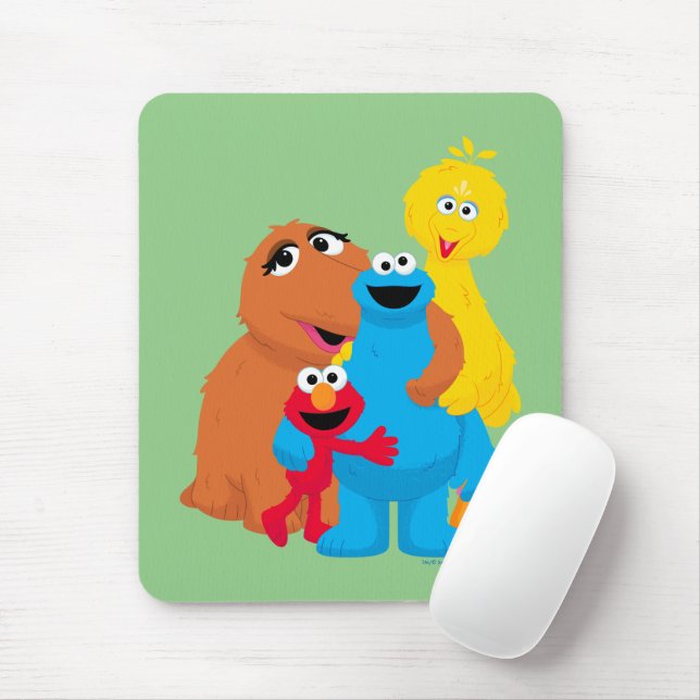 Sesame Street | Group Hug Mouse Mat (With Mouse)