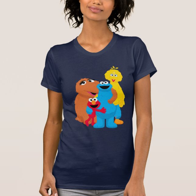 Sesame Street | Group Hug T-Shirt (Front)