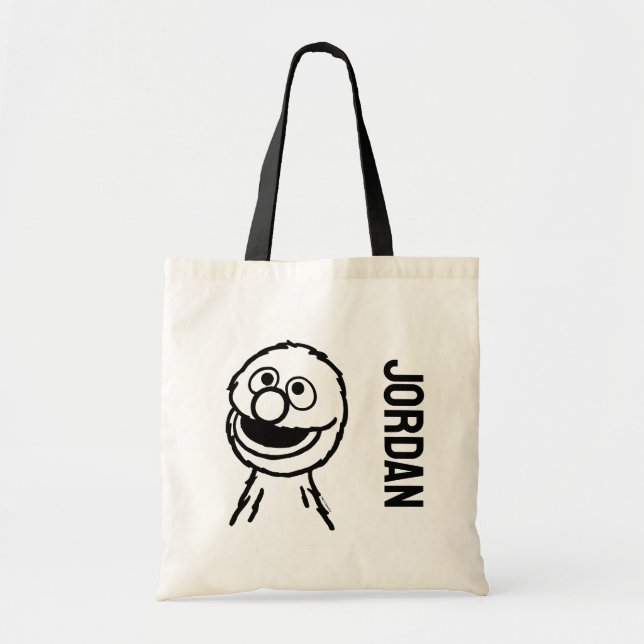 Sesame Street | Grover | Add Your Name Tote Bag (Front)