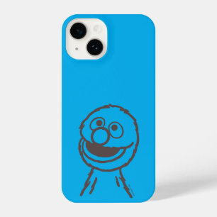 Sesame Street Grover Bright Add Your Name iPhone 14 Case