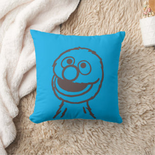 Sesame Street Grover Bright Cushion