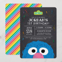 Sesame Street | Grover Chalkboard Birthday