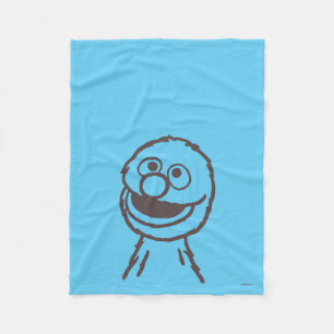 Sesame Street   Grover Fleece Blanket