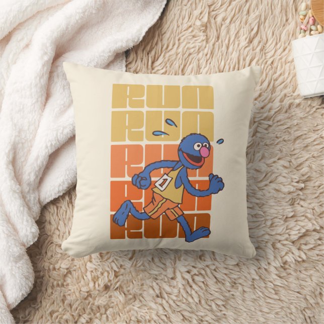 Sesame Street | Grover Runs Cushion (Blanket)