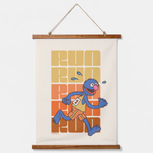 Sesame Street Grover Runs Hanging Tapestry
