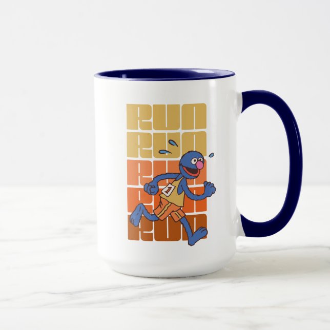 Sesame Street | Grover Runs Mug (Right)