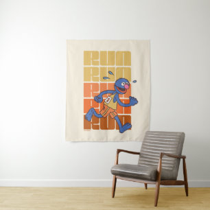 Sesame Street Grover Runs Tapestry