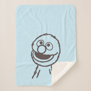 Sesame Street   Grover Sherpa Blanket