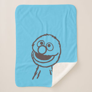 Sesame Street   Grover Sherpa Blanket