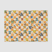 Sesame Street Halloween Chequered Pattern