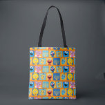 Sesame Street Hanukkah Pattern Tote Bag<br><div class="desc">Celebrate the joy of Hanukkah with this delightful Sesame Street-themed pattern graphic! Featuring beloved characters like Abby Cadabby, Grover, Cookie Monster, Elmo, and Big Bird, alongside traditional Hanukkah symbols such as colourful dreidels and bright menorahs, this design captures the festive spirit of the holiday. The cheerful combination of blue, yellow,...</div>