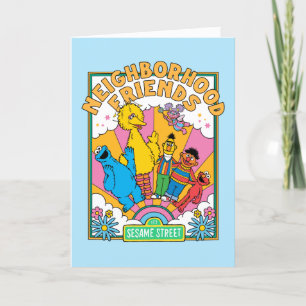 Sesame Street Happy Birthday Holiday Card