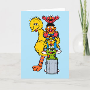 Sesame Street Happy Birthday Holiday Card