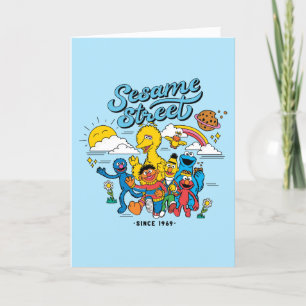 Sesame Street Happy Birthday Holiday Card