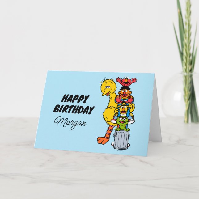 Sesame Street | Happy Birthday Pals Card (Front)