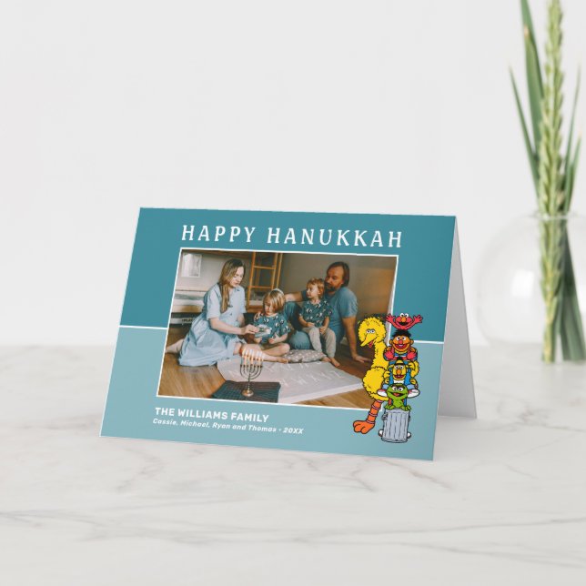 Sesame Street | Happy Hanukkah Card (Front)