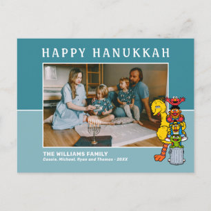 Sesame Street   Happy Hanukkah Holiday Postcard