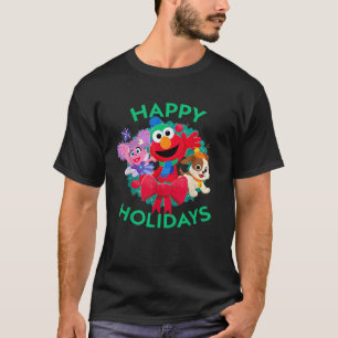 Sesame Street Happy Holidays Christmas Wreath With T-Shirt