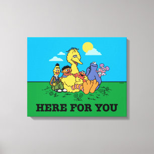 Sesame Street   Here For You Canvas Print