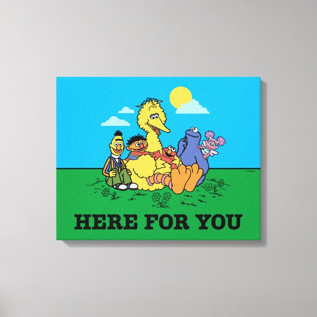 Sesame Street | Here For You Canvas Print (Front)