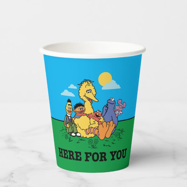 Sesame Street | Here For You Paper Cups (Front)