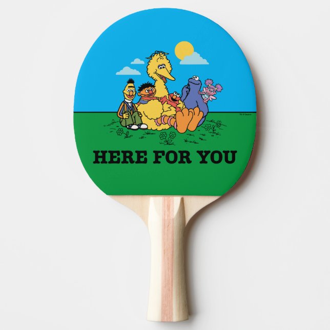 Sesame Street | Here For You Ping Pong Paddle (Front)