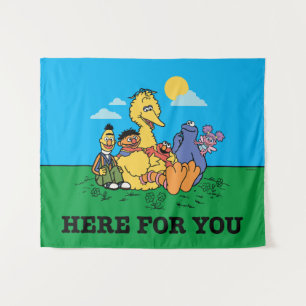 Sesame Street Here For You Tapestry