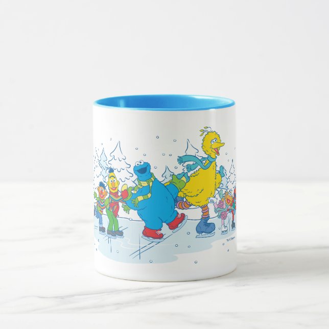 Sesame Street | Ice Skating Friends Mug (Center)