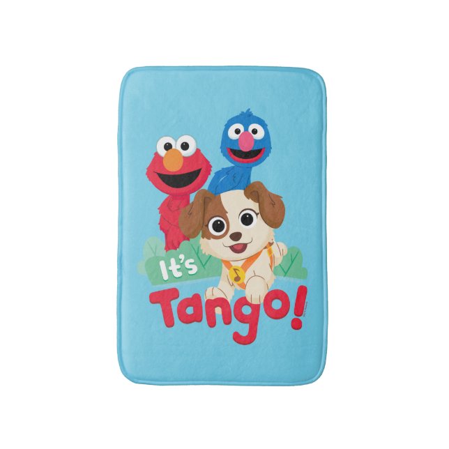 Sesame Street | It's Tango With Elmo & Grover Bath Mat (Front Vertical)