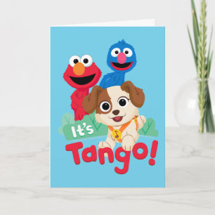 Sesame Street It's Tango With Elmo & Grover Card