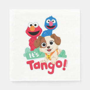 Sesame Street It's Tango With Elmo & Grover Napkin