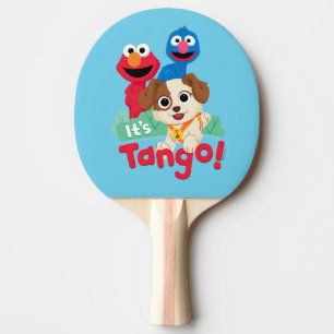 Sesame Street It's Tango With Elmo & Grover Ping Pong Paddle