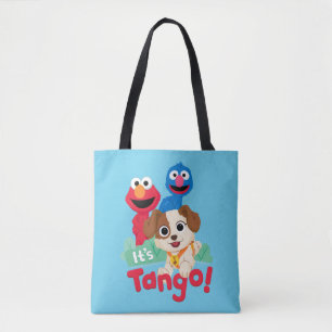 Sesame Street It's Tango With Elmo & Grover Tote Bag